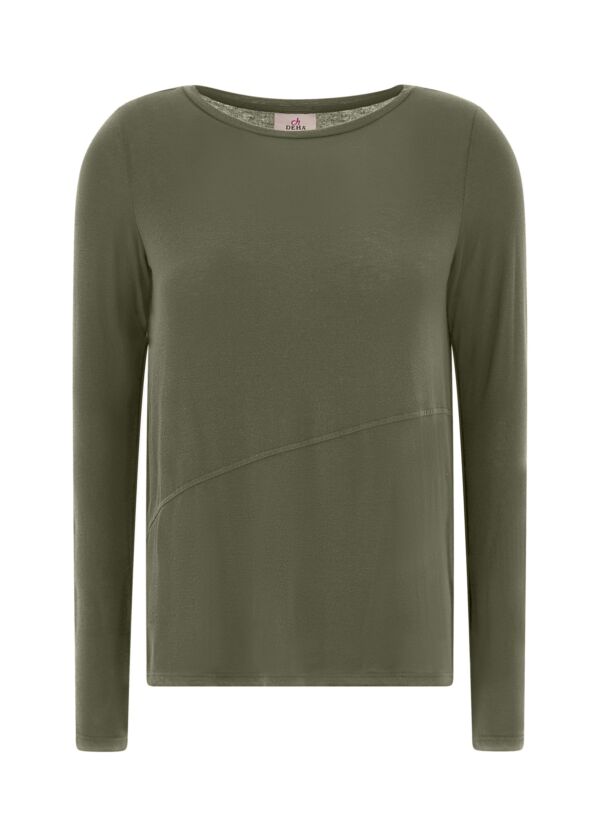 T-shirt misto lana